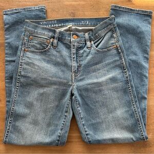 J. Crew Women’s Vintage Slim Straight Jeans Size 27T Re-Imagined Denim